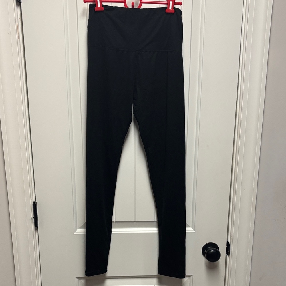 High-Waisted Black Leggings